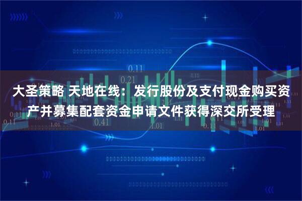 大圣策略 天地在线：发行股份及支付现金购买资产并募集配套资金申请文件获得深交所受理
