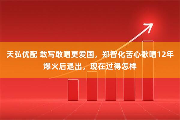 天弘优配 敢写敢唱更爱国，郑智化苦心歌唱12年爆火后退出，现在过得怎样